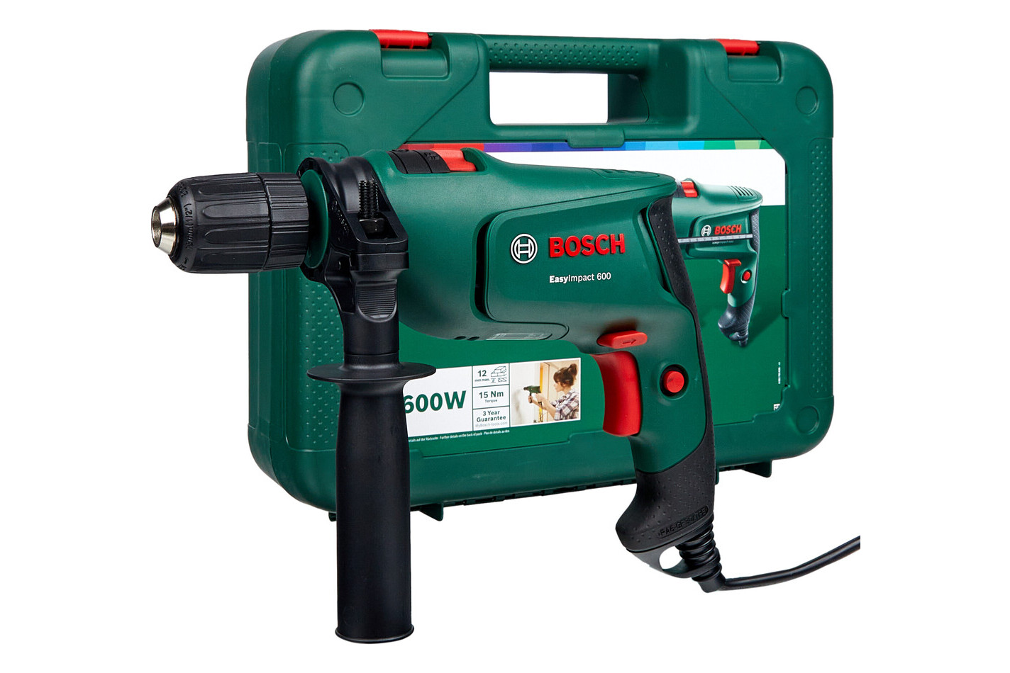 Bosch Perceuse à percussion Easy Impact 600 | 600 W