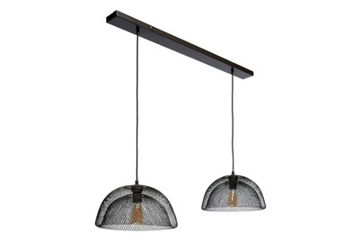 Mesh Hängeleuchte Schwarz | 2 × E27 | 25 W Mesh Hängeleuchte Schwarz | 2 × E27 | 25 W