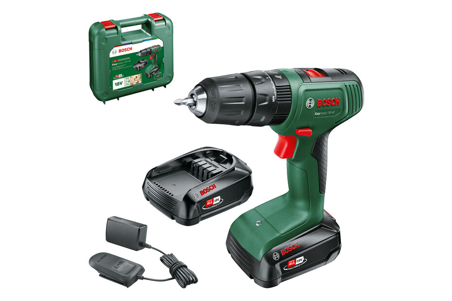 BOSCH Easy Impact 18V-40, mit 2x 2.0 Ah Akku & Koffer