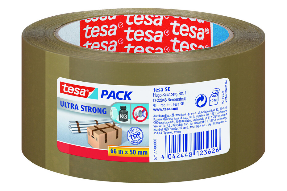 Tesapack Tesa Verpackungsklebeband Tesapack Ultra Strong | 66 m × 5 cm kaufen ...