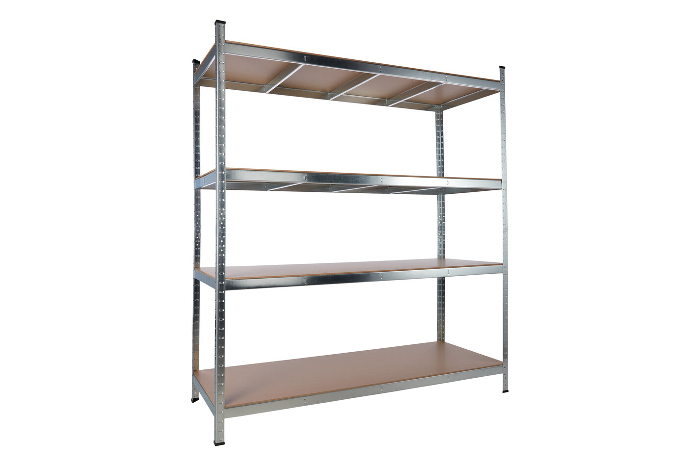 ayce Scaffale metallico | 160×60×180 cm | 4 ripiani | Portata: 250 kg per ripiano