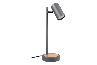 Globo Tischleuchte Robby Metall Graphit Gu10 LED | 35 × 12 × 12 cm Globo Tischleuchte Robby Metall Graphit Gu10 LED | 35 × 12 × 12 cm