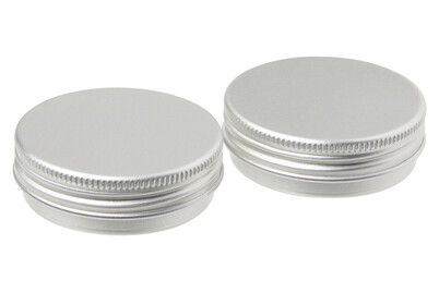 Glorex Barattolo con coperchio a vite in alluminio | 10 ml | 2 pezzi