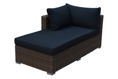 Home and More Liegeelement Havanna Sand | 160 × 86 × 67 cm