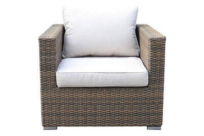 Home and More Sessel Havanna Natur | 86 × 86 × 67 cm