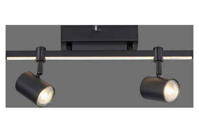 Image of Neuhaus LED-Deckenlampe Rik 2 Schwarz | 18 × 10.5 × 40 cm