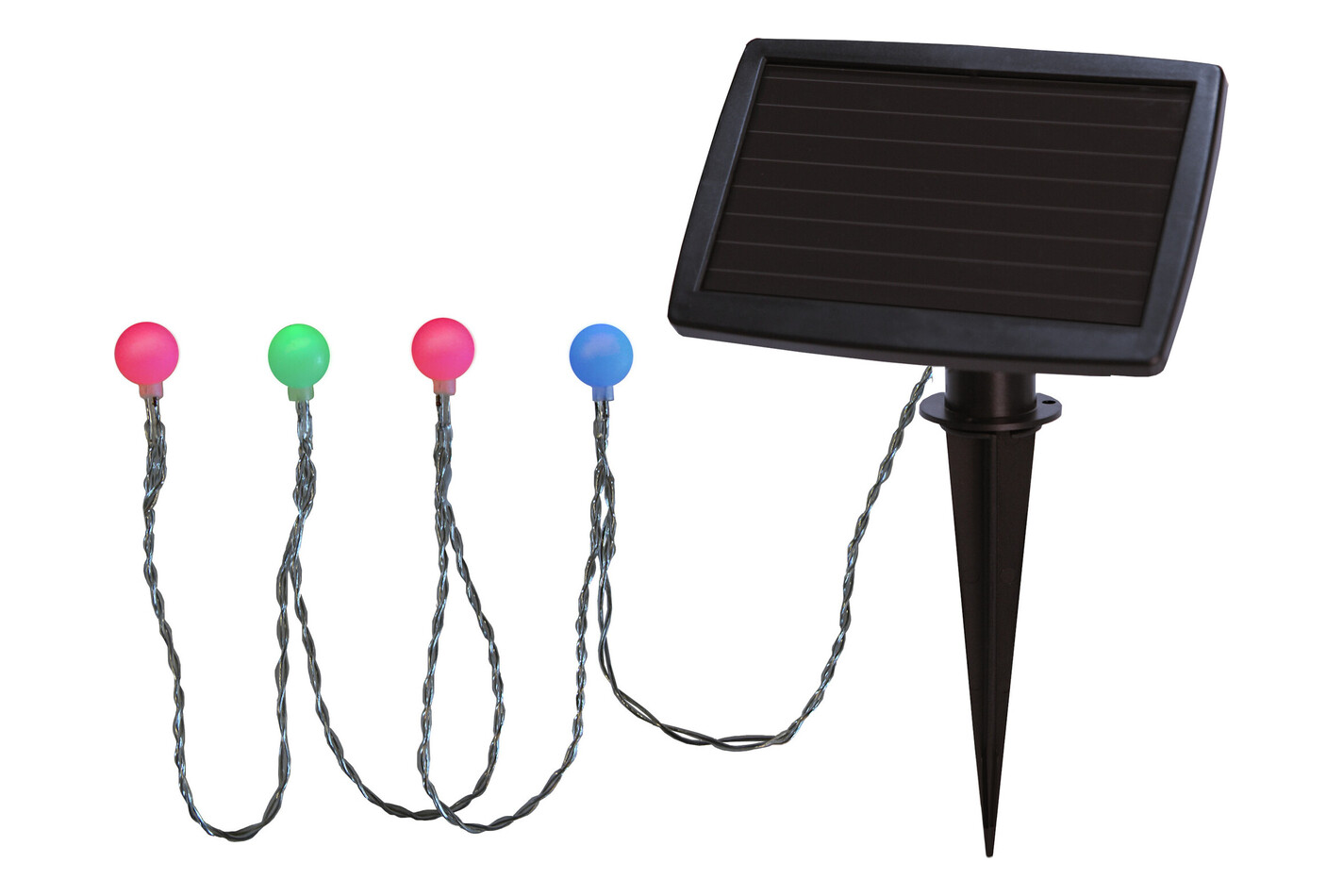 Star Trading Solar-Lichterkette Globini | Kunststoff | IPx4 | 0 lm