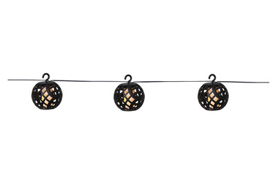 Star Trading Solar-Lichterkette Flame | Kunststoff | Ipx4