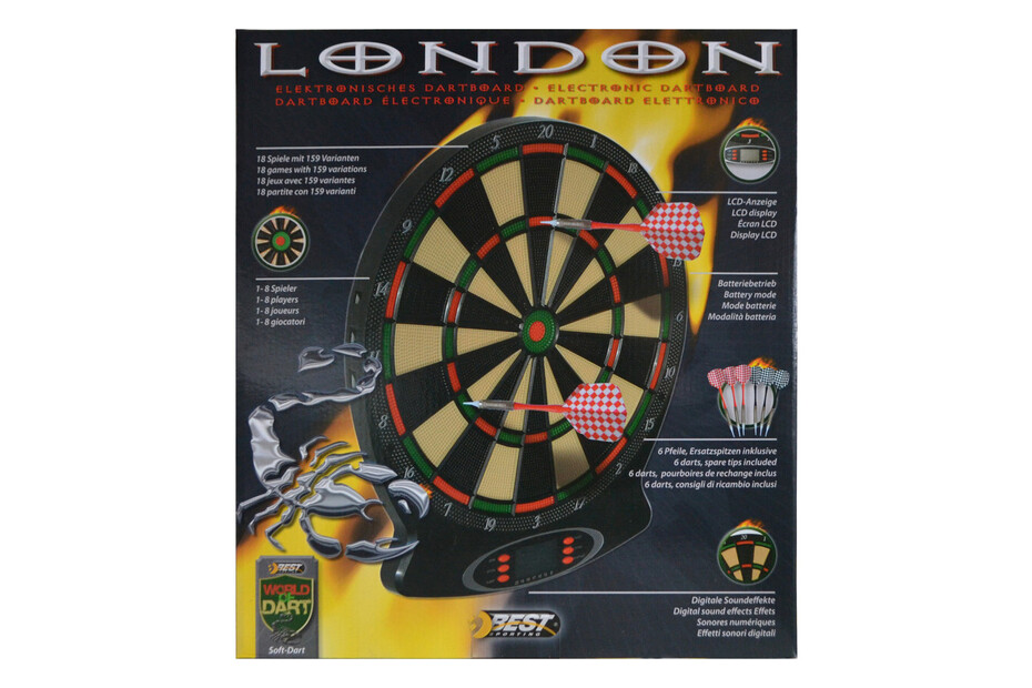 Dartona JX-2000 - Gioco Freccette Professionale Con 41 Giochi E 200 Varianti - Foto 7