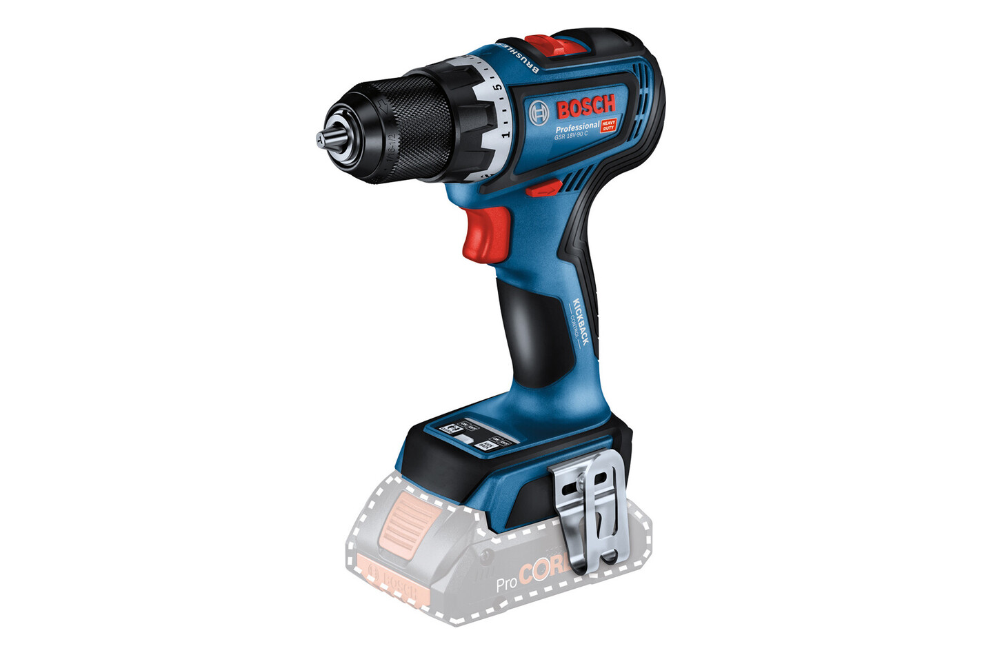 Perceuse-visseuse sans fil GSR 18V-90 C Bosch Professional