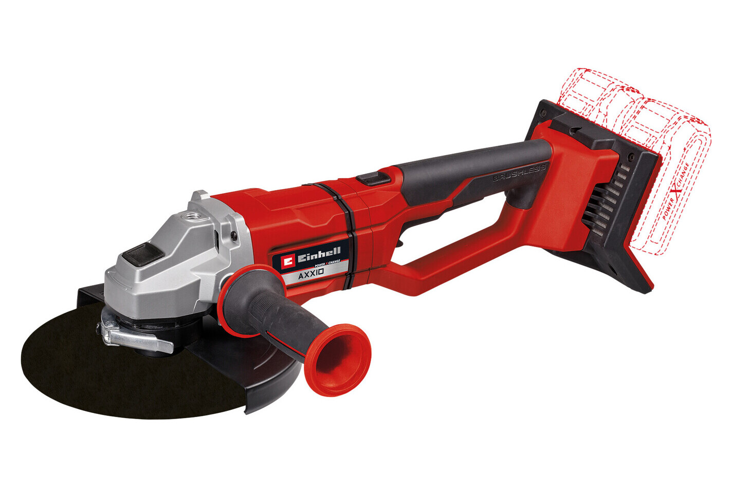 Einhell Professional Meuleuse d'angle sans fil Axxio 36/230 Q Rouge | Solo