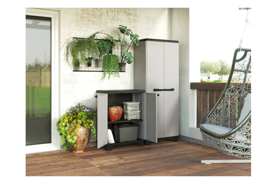 PLANET Kunststoffschrank/Besenschrank, Utility | 68 × 39 × 173 cm