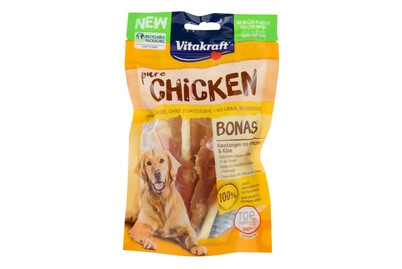 Pure Bonas Vitakraft bastoncini masticabili con pollo e formaggio