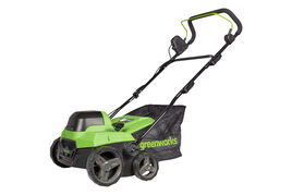 Hyundai 1500 W 32 cm scarificatore/aeratore/rastrello per prato, larghezza di lavoro 320 mm, 4 altezze di scarificazione regolabili, maniglie pieghevoli con garanzia di 3 anni Hyundai 1500 W 32 cm scarificatore/aeratore/rastrello per prato, larghezza di lavoro 320 mm, 4 altezze di scarificazione regolabili, maniglie pieghevoli con garanzia di 3 anni