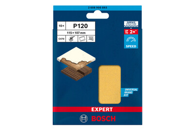 Image of Bosch Schleifpapier Expert C470 | 115x107 mm | K120