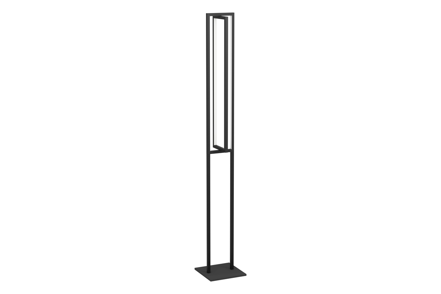 Eglo Stehlampe Siberia Schwarz Stahl 4600 lm Dimmbar H 133 cm - LED - LED Energiesparlampen