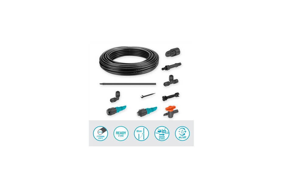 Orbit DripLock 67450 - Tubo di irrigazione a goccia, 1,27 cm Orbit DripLock 67450 - Tubo di irrigazione a goccia, 1,27 cm