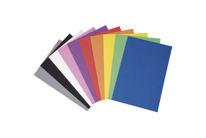 Image of Moosgummi Platten Mix, 290x200x2mm, 10 Farben, 50Stück