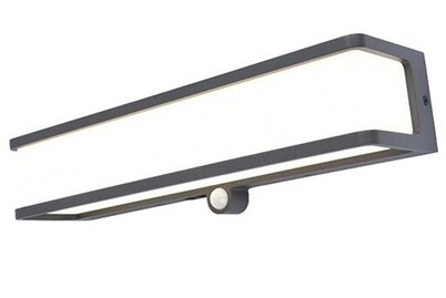 Lutec Solarleuchte Doblo Alu, Bewegungsmelder