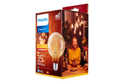 Philips LEDclassic oro sostituisce 25W, E27, bianco caldo (1800 Kelvin), lampada decorativa