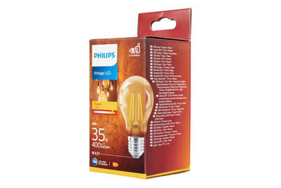 Philips LEDclassic oro sostituisce 25W, E27, bianco caldo (1800 Kelvin), lampada decorativa