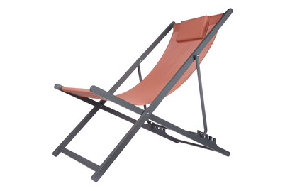 Home and More Strandstuhl Mauritius Apricot | 61 × 91 × 92 cm