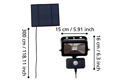 Eglo AL-Solarspiess mit Sensor Villagrappa
