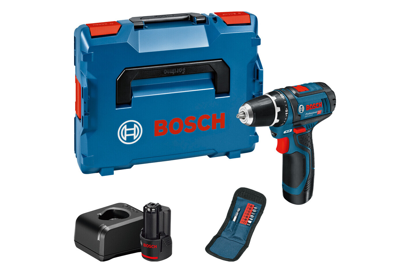 Bosch Perceuse-visseuse sans fil GSR 12V-15 Professional | 2 Ah