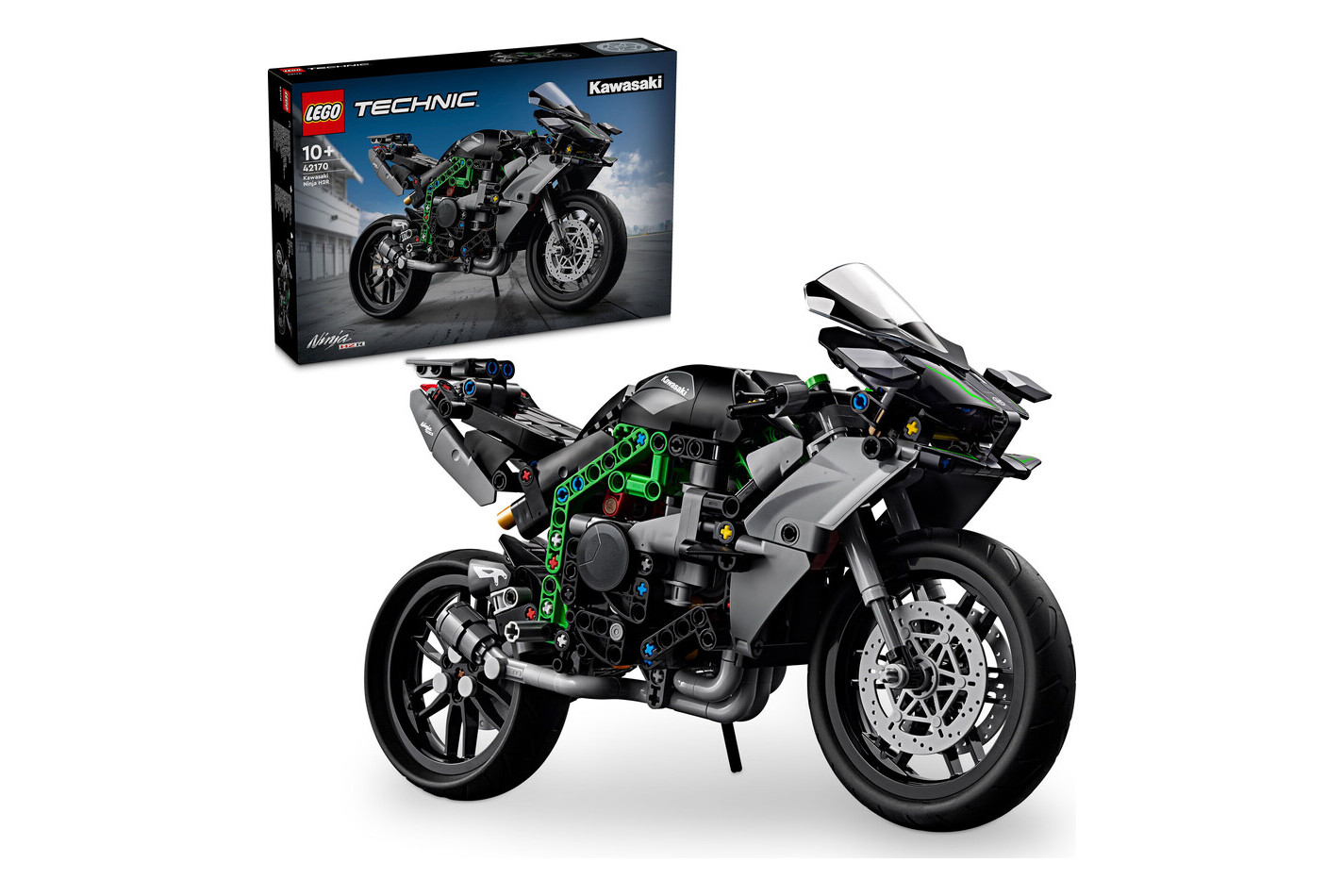 LEGO® - 42170 La moto Kawasaki Ninja H2R, Multicolor