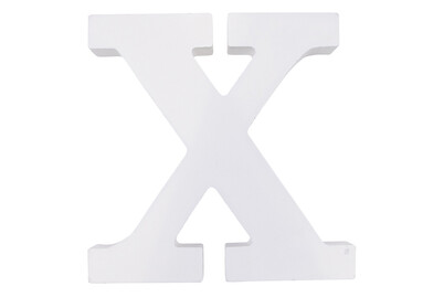 Image of MDF Buchstabe X, FSC 100%, 11x2x11cm
