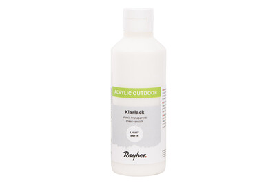 Image of Outdoor Paint Klarlack, seidenmatt, Flasche 250ml