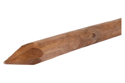 Jardin Royal Holzpfahl gespitzt, braun imprägniert | 150 x 3 cm