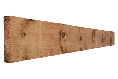 Image of Beetbegrenzbohle Kiefer | 250 × 20 × 4 cm