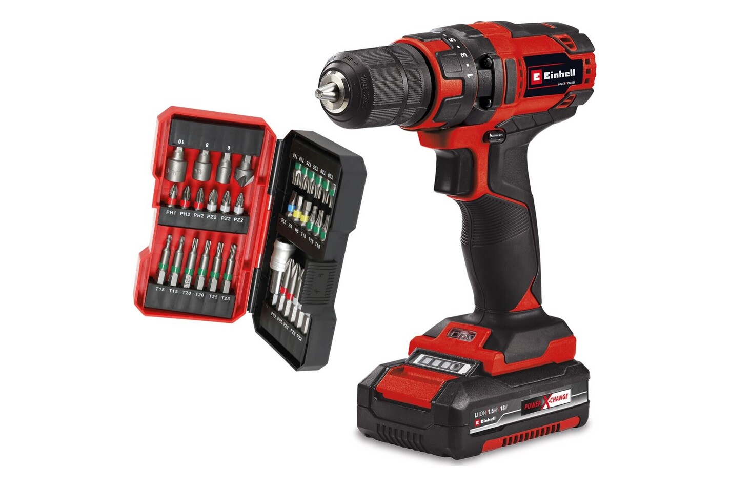 Einhell Perceuse sans fil Tc-Cd 18/35 Li | 18V | 1.5Ah