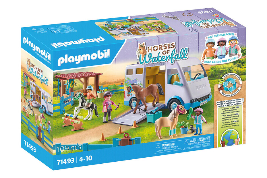 Playmobil 71493 Trasporto cavalli e stal acquistare da JUMBO