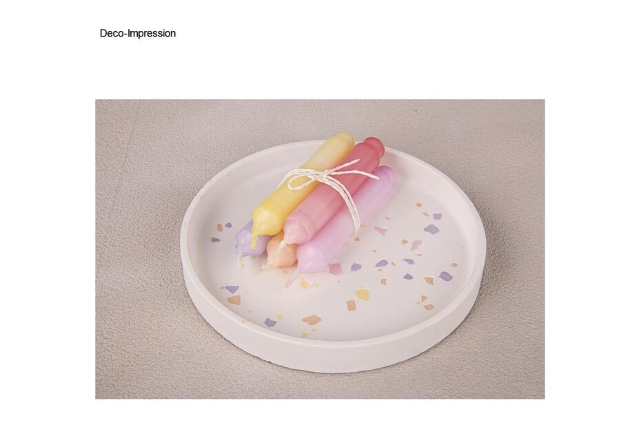 Stampo Sottovaso Tondo Rayher - Ø 17cm X H 2,1cm, Per Candele, Biscotti E Decorazioni - Foto 5