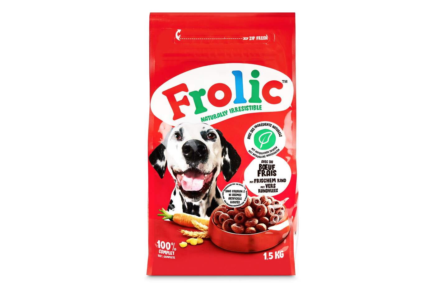 Frolic au bœuf frais 1,5kg