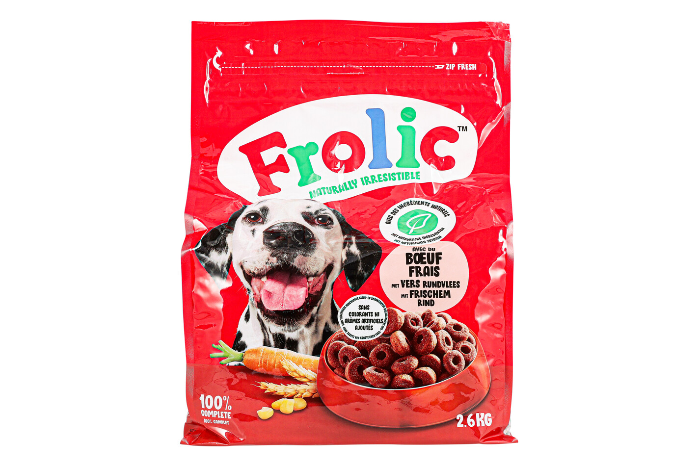 Frolic au bœuf frais 2,6kg
