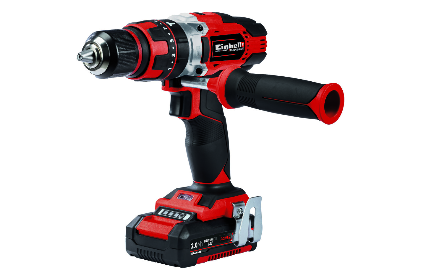 Einhell Perceuse-visseuse à percussion sans fil Te-Cd 18/48 Li-I | 18 V | 48 Nm | 2 Ah