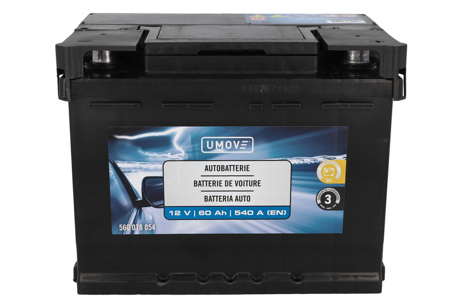 U Move Umove Autobatterie SLI 60Ah / 540A kaufen bei JUMBO