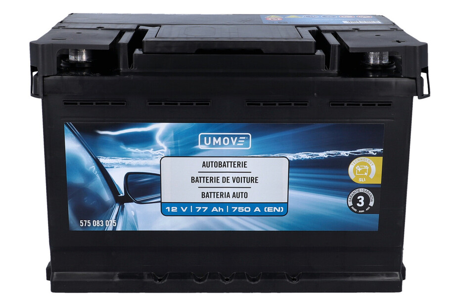 U Move Umove Autobatterie SLI 77Ah / 750A kaufen bei JUMBO