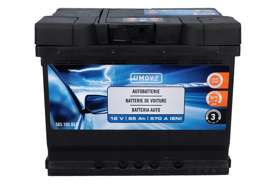 U Move Umove Autobatterie EFB 65Ah / 570A kaufen bei JUMBO