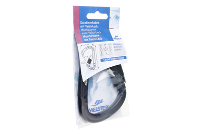 Image of Meister + Co Karabinerhaken Aluminium schwarz