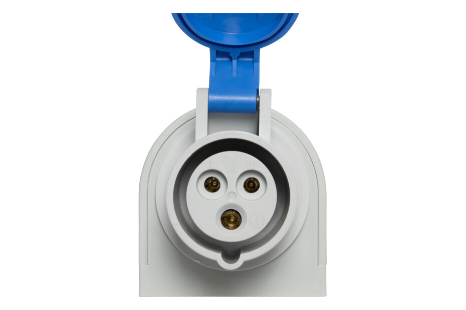 Spina Industriale Brennenstuhl CEE 3 Poli Da Muro 16A/230V - Impermeabile IP44 Per Esterni, Cantieri E Uso Professionale - Foto 5