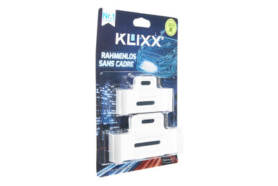 GENMAG Portatarga Auto Universale Senza Cornice - Set Per 2 Targhe Anteriore/Posteriore - Adesivo Forte, Design Invisibile - Foto 12