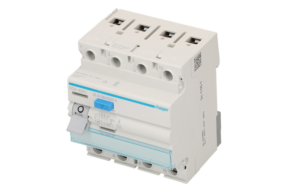 Interruttore Differenziale Hager 4 Poli 32A 400V 30mA - Protezione Sicurezza Elettrica Domestica - Foto 7