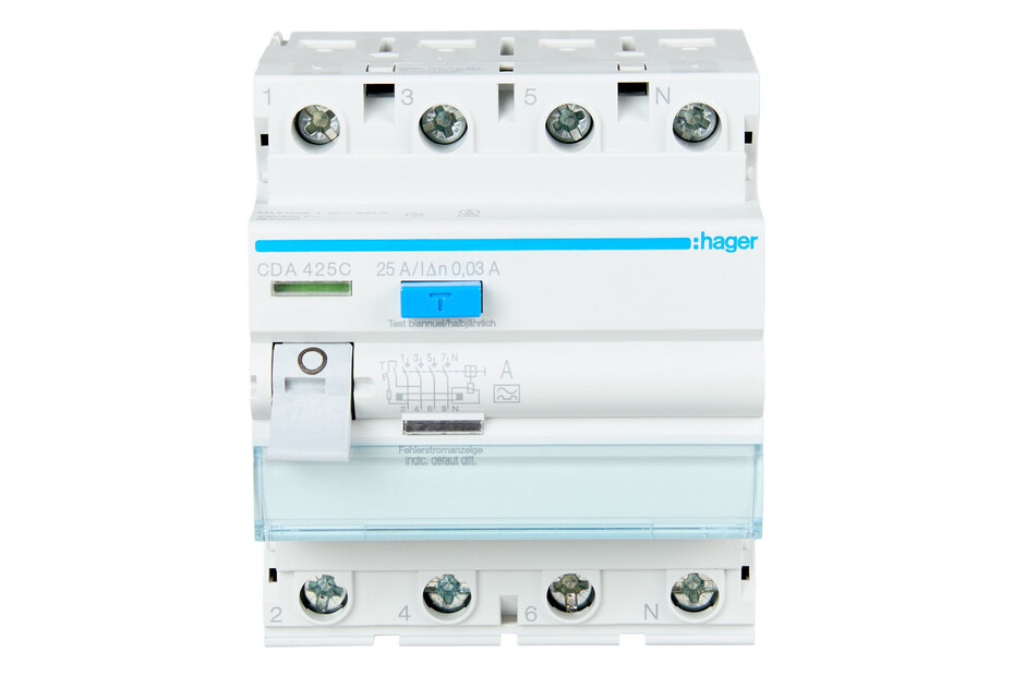 Interruttore Differenziale Hager 4 Poli 32A 400V 30mA - Protezione Sicurezza Elettrica Domestica - Foto 8