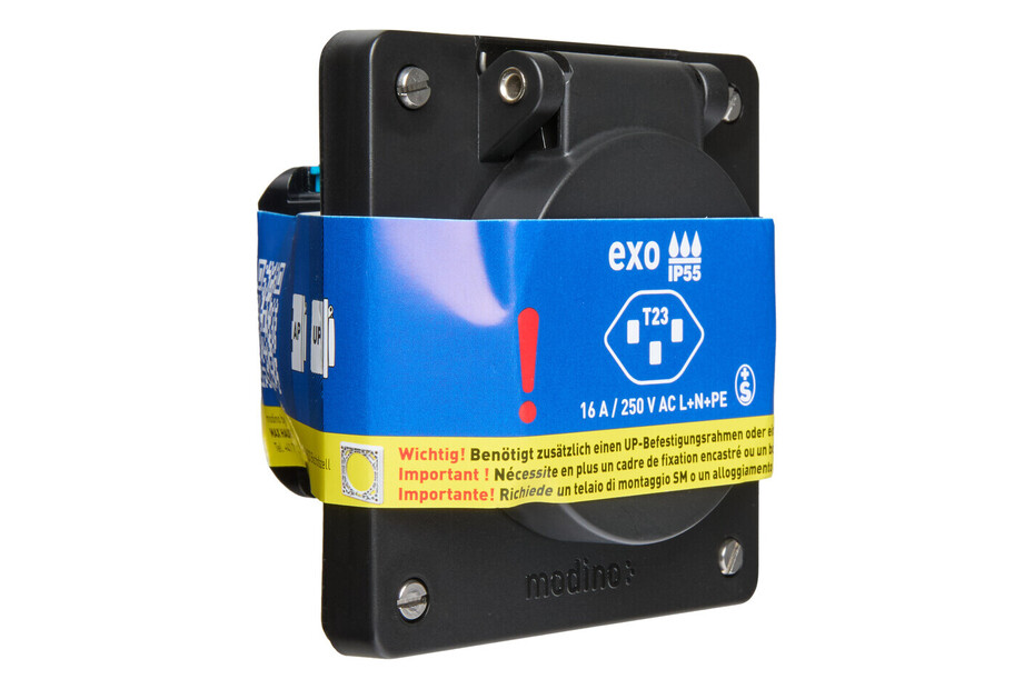 20 Pezzi Prese Contatto Protettivo Da Incasso MILOS Bianco Opaco Con - Foto 9