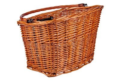 Panier de vélo avant California en rattan avec fixation à clic | 16 l