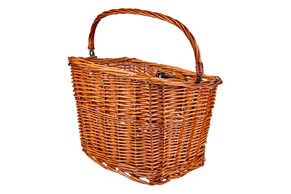 Panier Vélo Avant En Osier Amovible – Neuf (sans Accessoires De Montage)